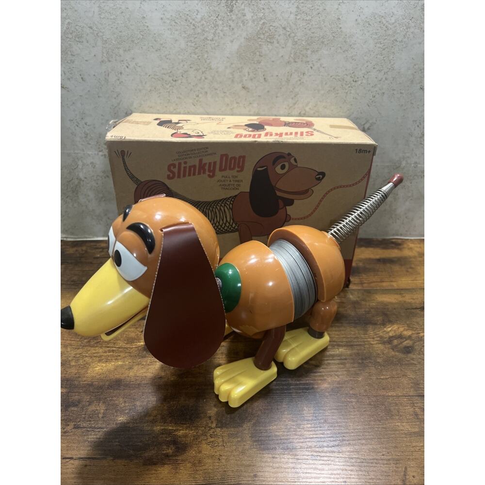 COLLECTOR'S EDITION SLINKY DOG PULL TOY OPEN BOX